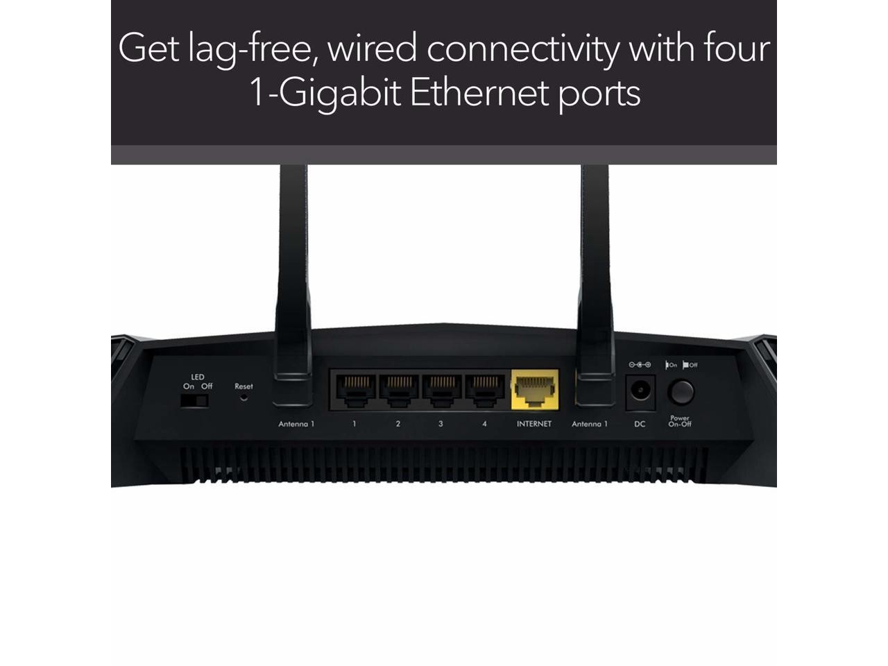 NETGEAR Nighthawk Pro Gaming AC2600 WiFi Router, XR500 2.40 GHz ISM