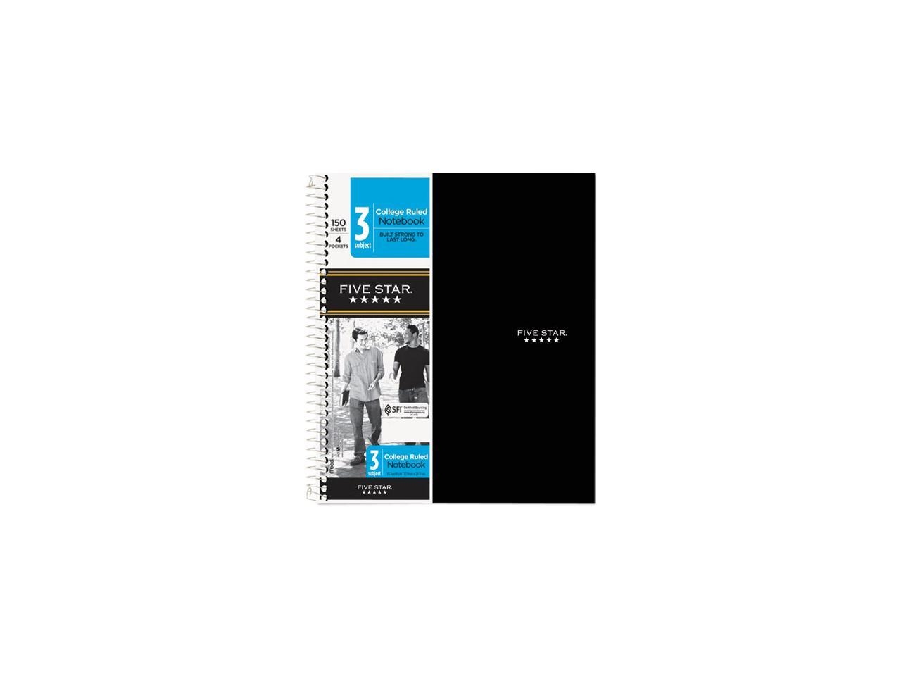 Mejores ofertas e historial de precios de Mead 06210 Five Star 3-Subject  Notebook 150 Sheets 11 x 8.50 - 1Each - White Paper en