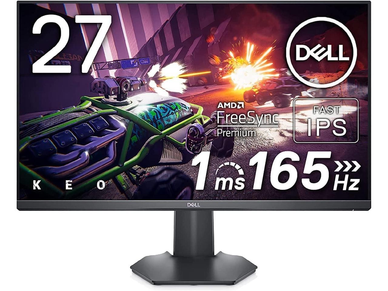 dell g2722hs gaming monitor full hd 1920 x 1080 at 165hz display, 1ms