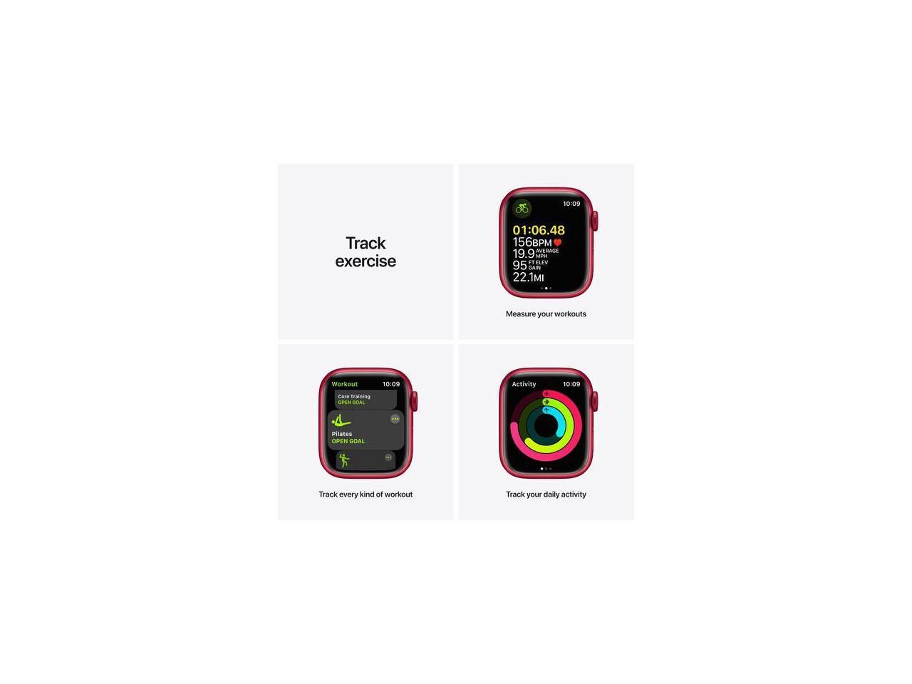 Apple Watch Series 7 Gps Cellular 41mm Product Red Aluminum Case