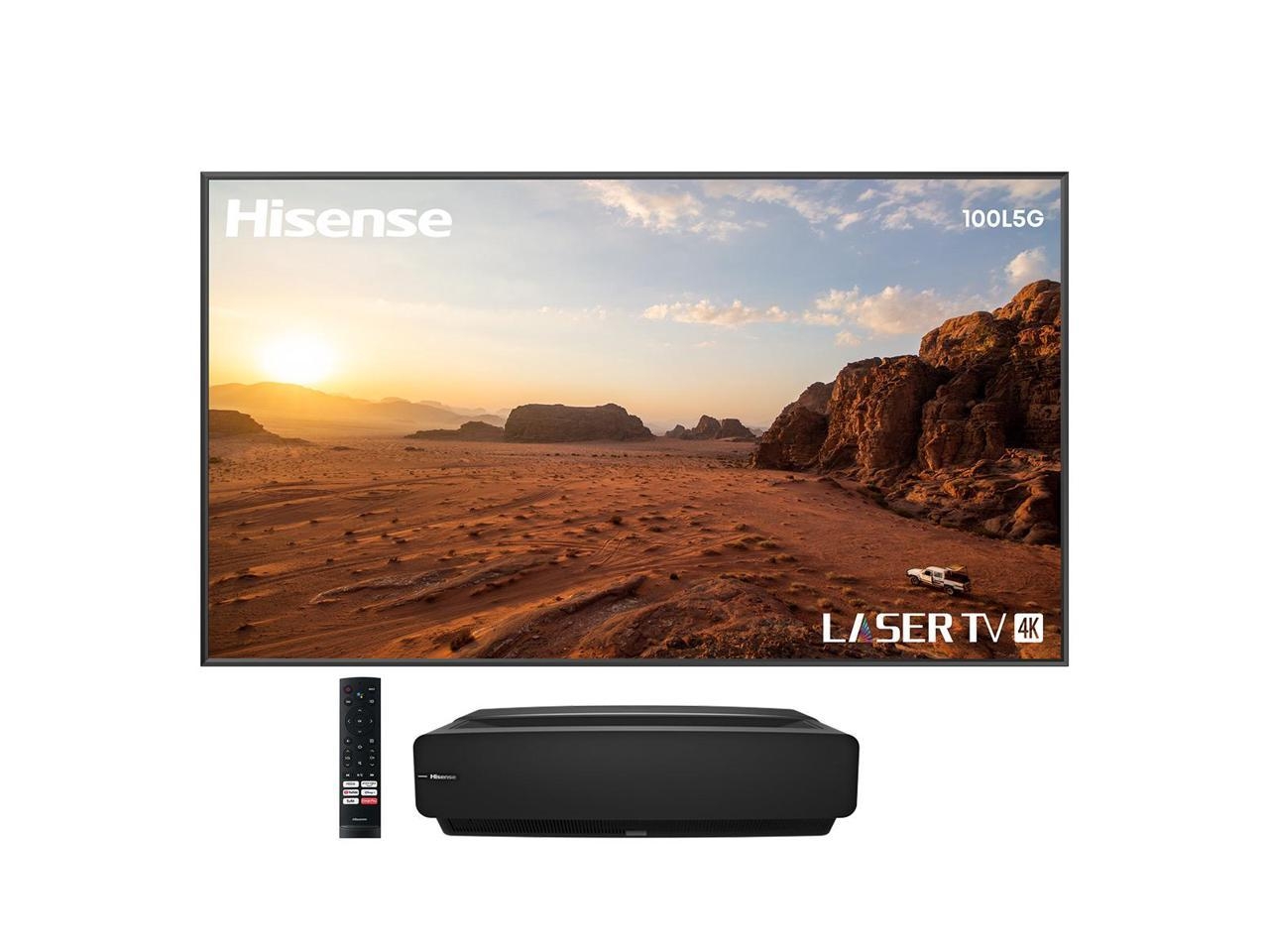 Hisense 100L5G-CINE100A 4K Laser TV 100" 4K SMART LASER TV 2700 Lumens ...