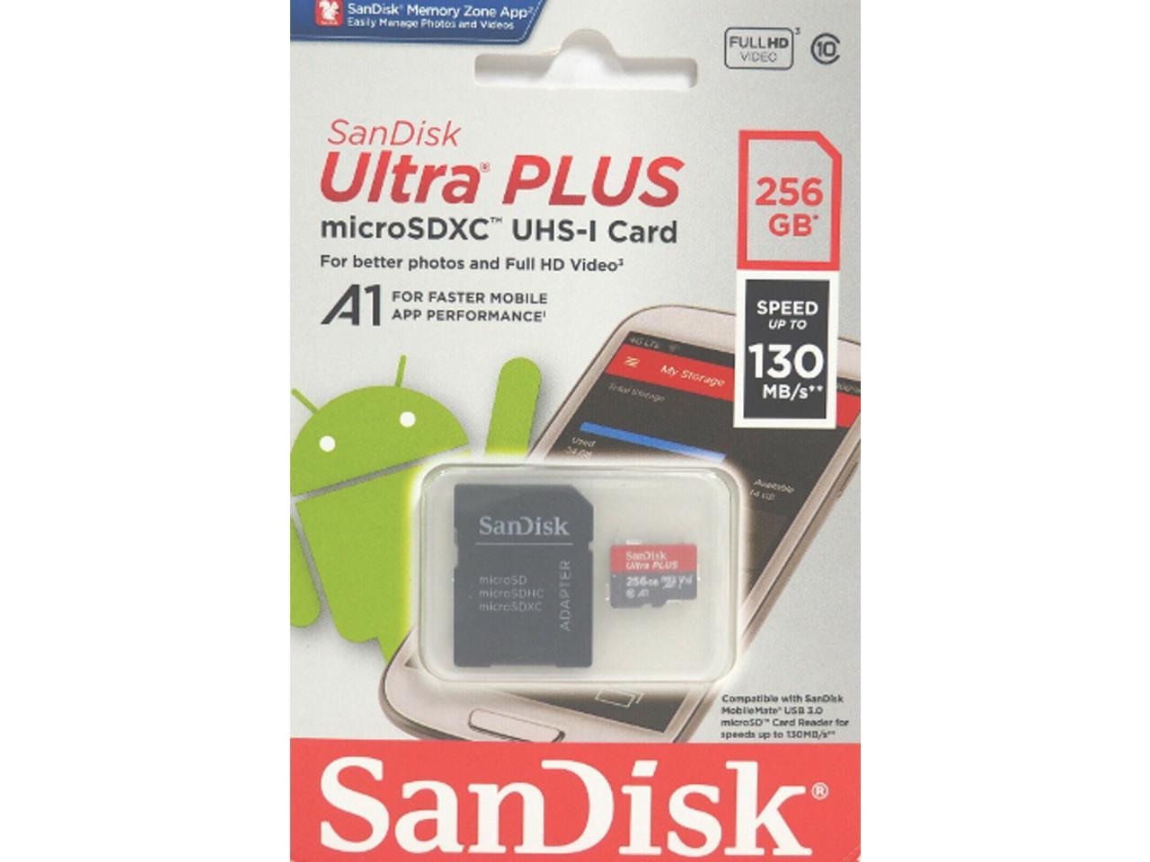 Ultra Plus 256GB microSDXC UHSI Memory Card Best Deals and Price