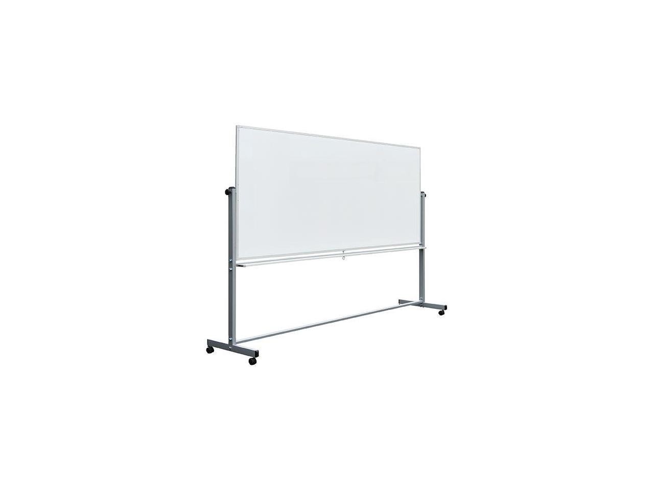 Luxor Mobile 96"W x 40"H Dry Erase DoubleSided Whiteboard