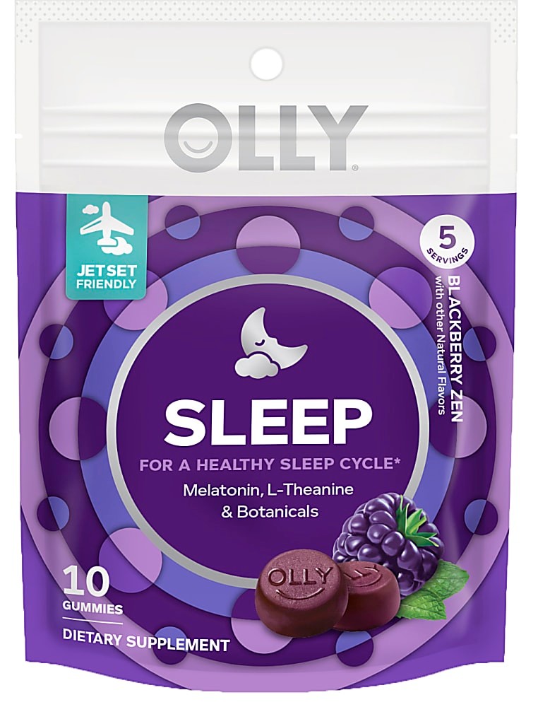 OLLY Restful Sleep Blackberry Zen Gummies, Pack Of 10 Gummies Best