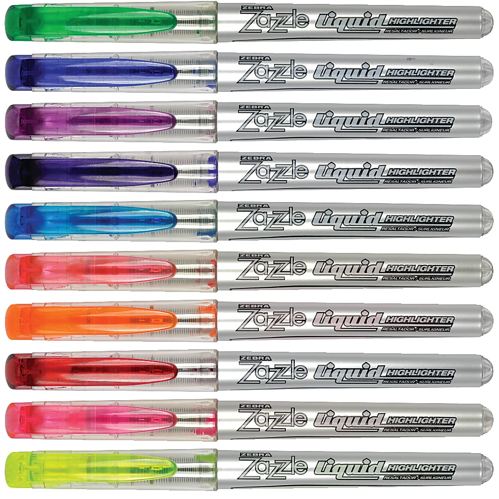 Zebra Mildliner Double Ended Highlighter Assorted 8Pk - Office Depot