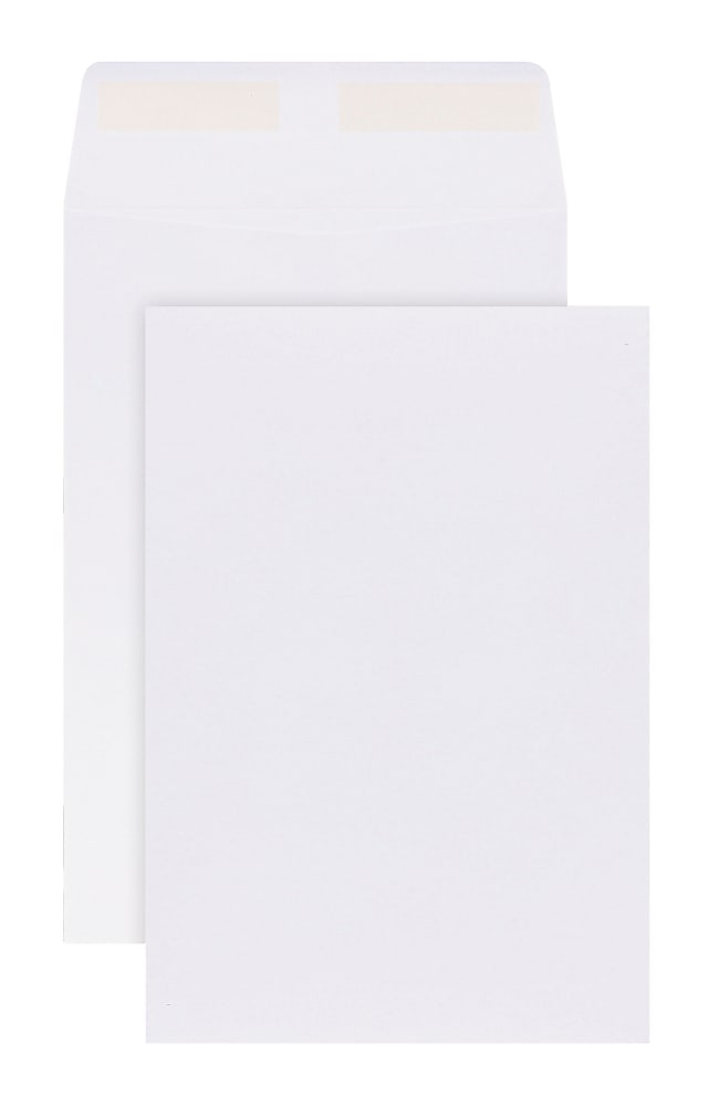 Office Depot 6-1/2 x 9-1/2 Catalog Envelopes, Gummed Seal, White