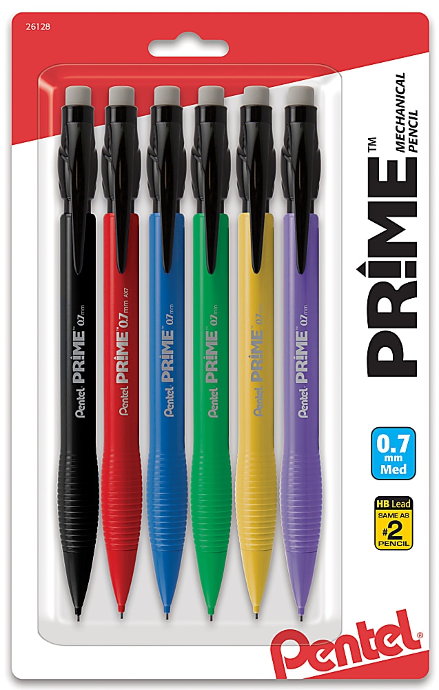 Pentel R.S.V.P. Ballpoint Pens Fine Point 0.7 mm Clear Barrel Assorted Ink  Colors Pack Of 5 - Office Depot