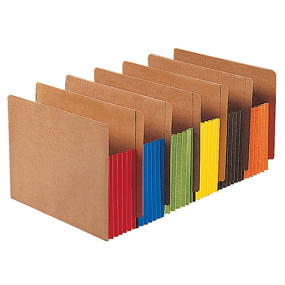 Smead® Expansion File Pockets, Letter Size, Redrope, Box Of 10 Best Deals and Price History at