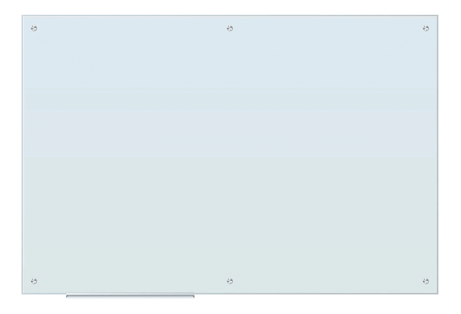 U Brands® Frameless Glass DryErase Board, 72"" x 48