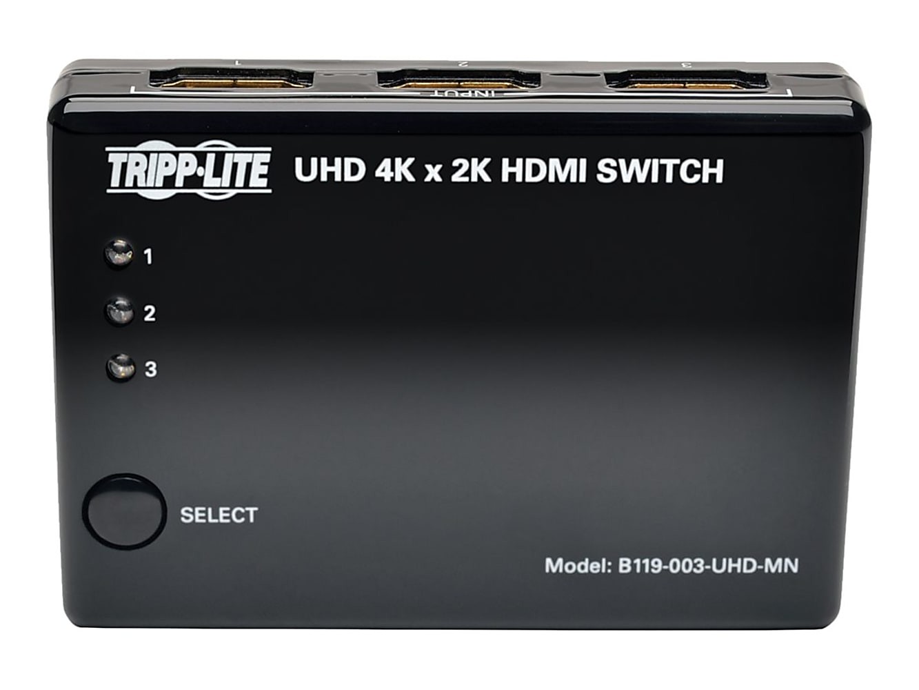 Tripp Lite 3 Port HDMI Mini Switch for Video and Audio 4K x 2K UHD 30 ...