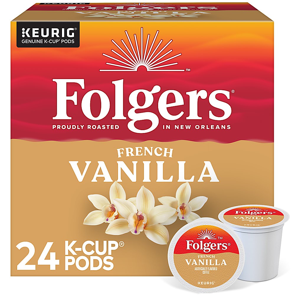 Folgers® Gourmet Selections SingleServe Coffee KCup®, French Vanilla
