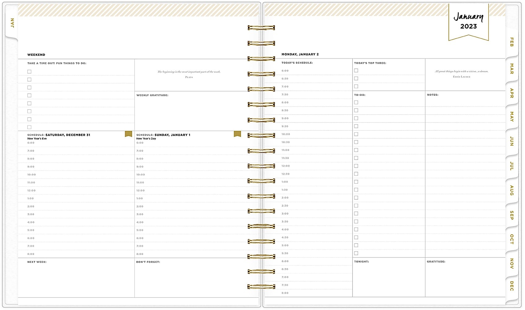 Day Designer Daily/Monthly Planning Calendar, 8