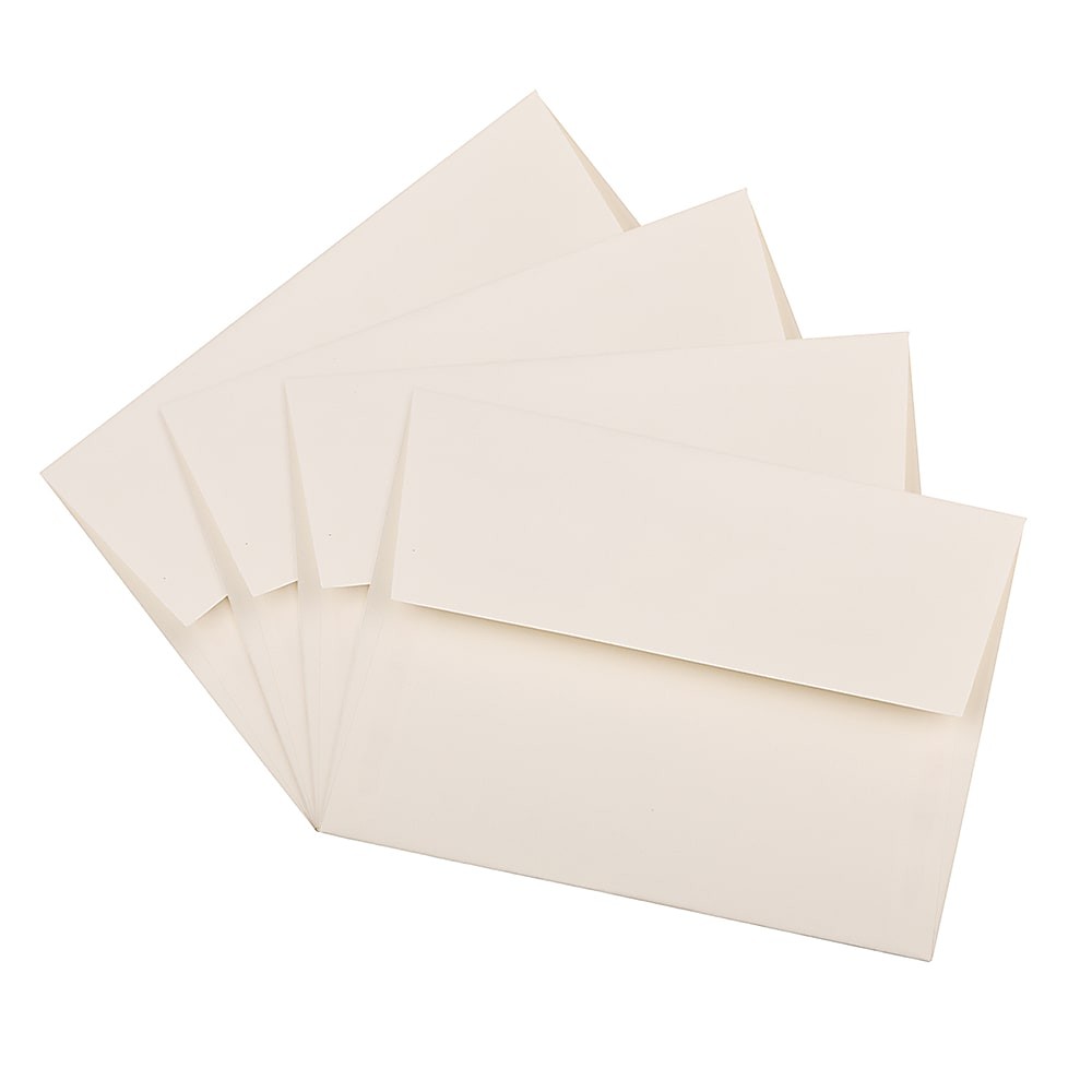 JAM Paper Booklet Invitation Envelopes, A7, Gummed Seal, Strathmore