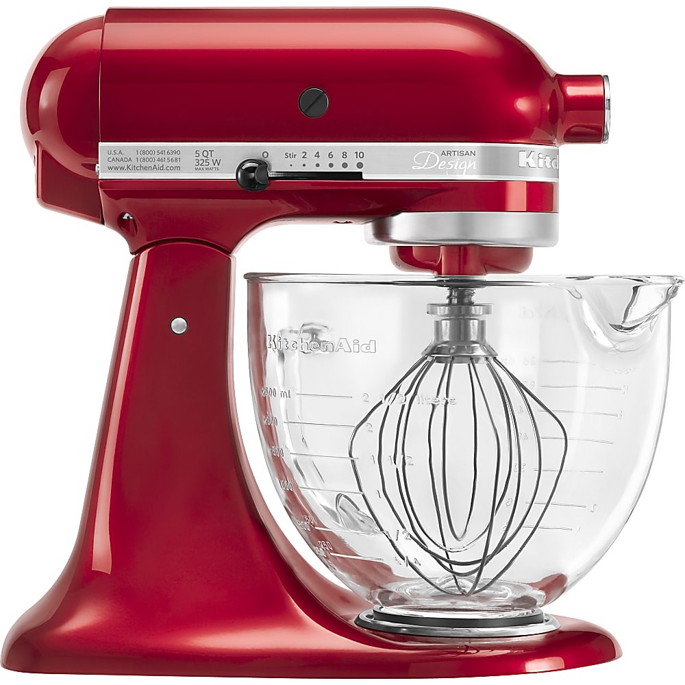 KitchenAid Artisan Design 5Quart Stand Mixer 325 W Candy Apple Red