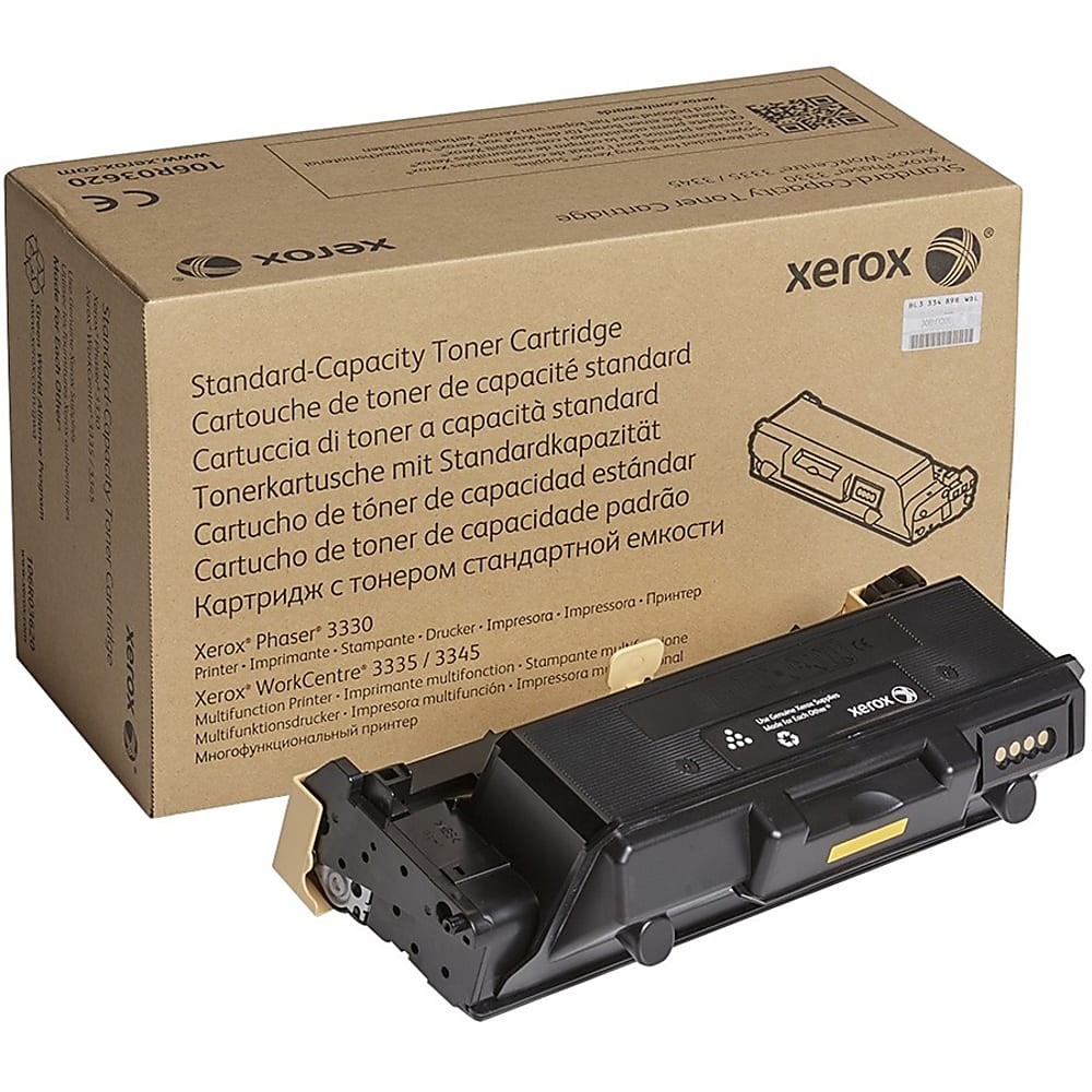 Xerox Original Standard Yield Laser Toner Cartridge - Black - 1 Each ...