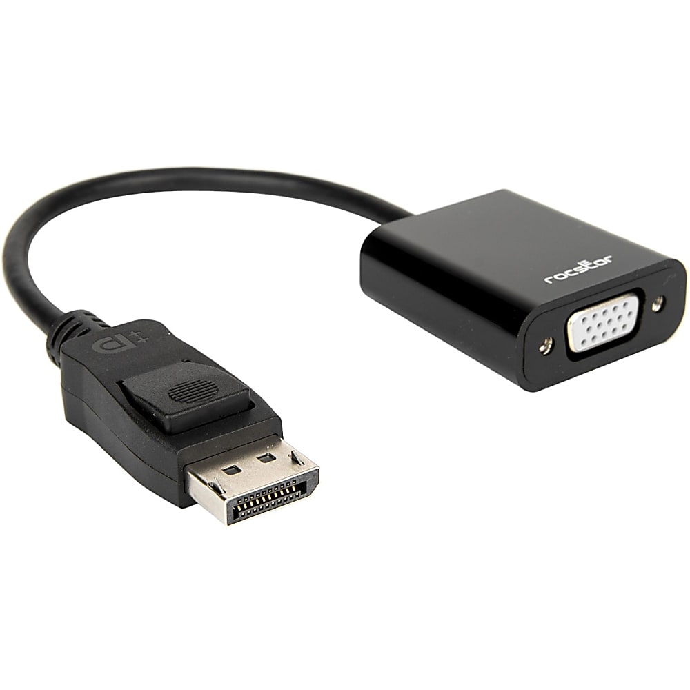 Rocstor DisplayPort to VGA Video Adapter Converter - Cable Length: 5.9 ...