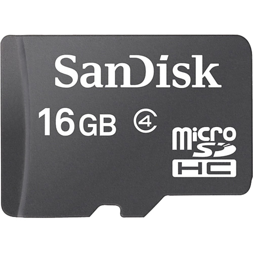 SanDisk Mobile Flash memory card (microSDHC to SD adapter included)