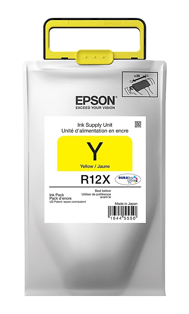 Epson® R12x Durabrite® Ultra High Yield Yellow Ink Cartridge Tr12x420 Best Deals And Price 9472