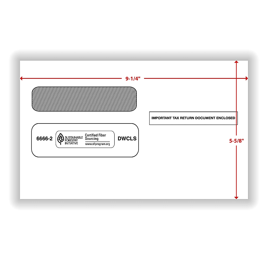 Office Depot Brand Double Window Self Seal Envelopes For W 2 Tax Forms   135 64ed9e5f0257290a14ede8b48aec662c 