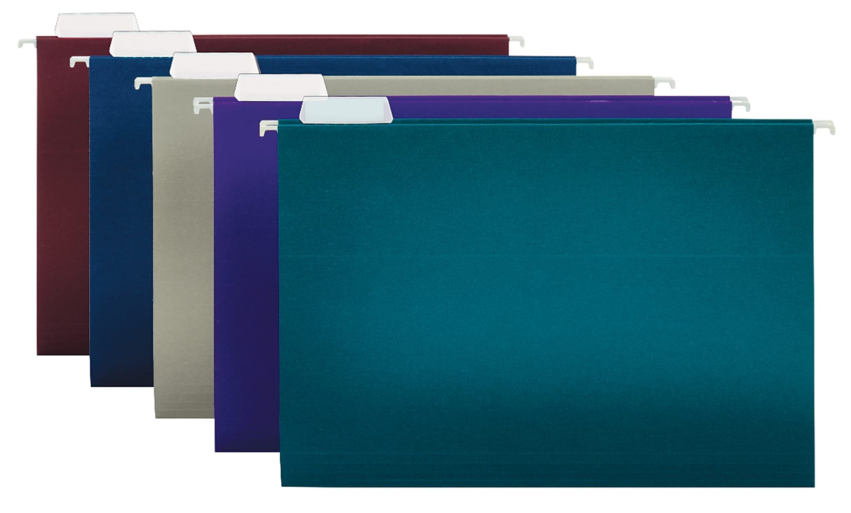 Office Depot® Brand 2Tone Hanging File Folders, 1/5 Cut, 8 1/2"" x 14