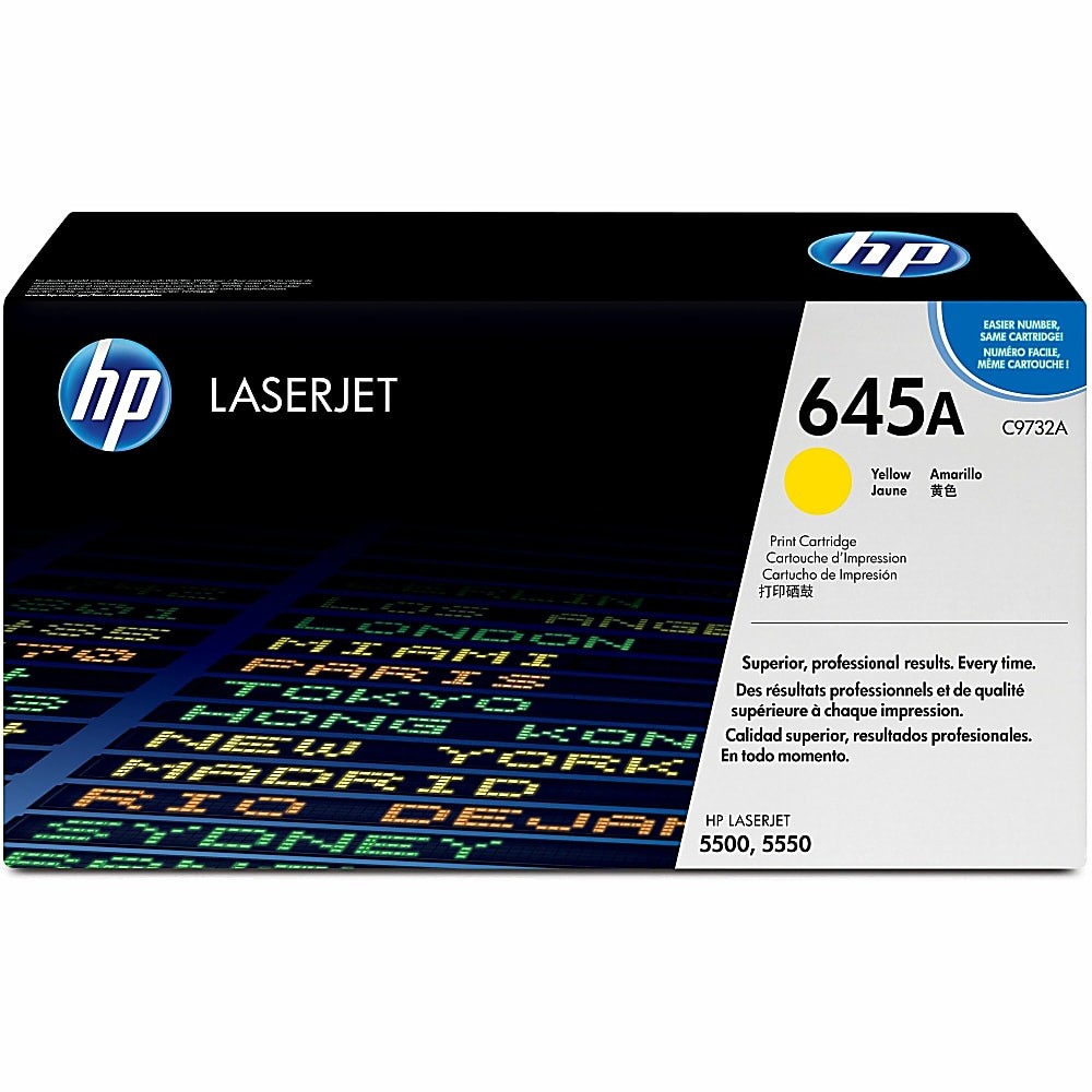 HP 645A Yellow Toner Cartridge, C9732A Deals and Price History at ...