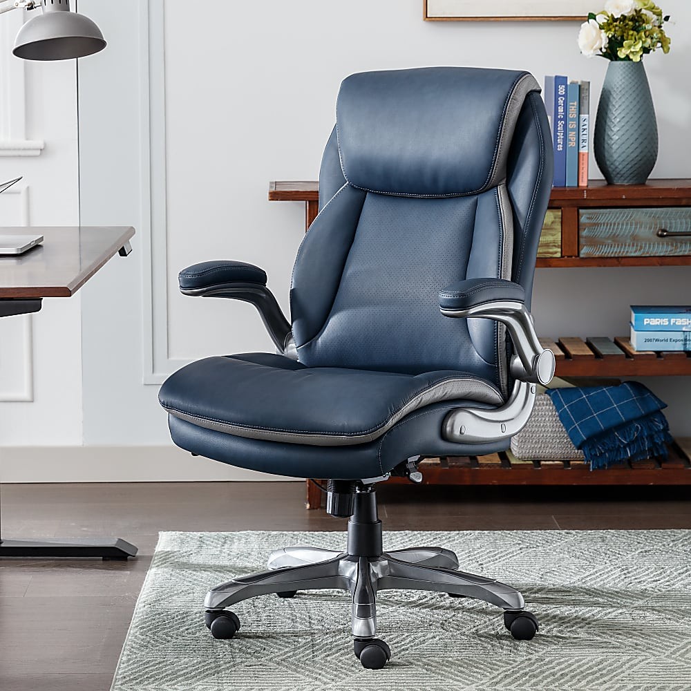 Serta® Smart Layers™ Brinkley Ergonomic Bonded Leather High-Back ...