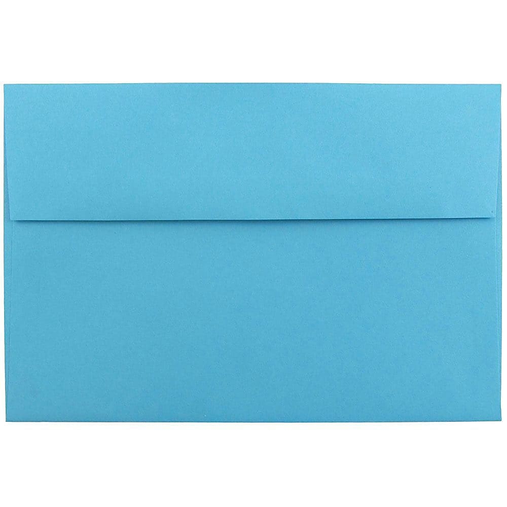 JAM Paper® Booklet Invitation Envelopes, A8, Gummed Seal, 30 Recycled