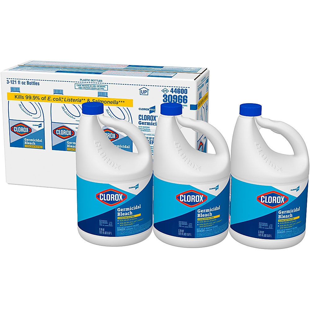 CloroxPro Clorox Germicidal Bleach Concentrated 121 Ounces Each cloroxpro-clorox-germicidal-bleach-concentrated-121-ounces-each