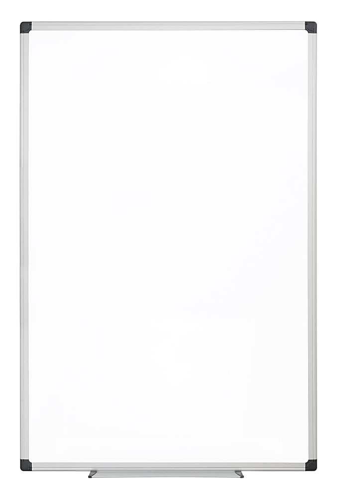 Realspace DryErase Whiteboard, 48"" x 72"", Silver Frame Best