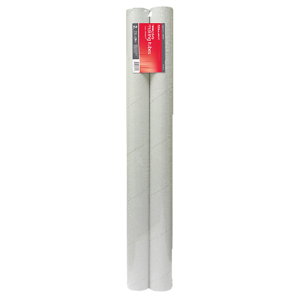 Office Depot® Brand Tuff Tube Mailing Tube, 3"" x 36"", White, Pack Of