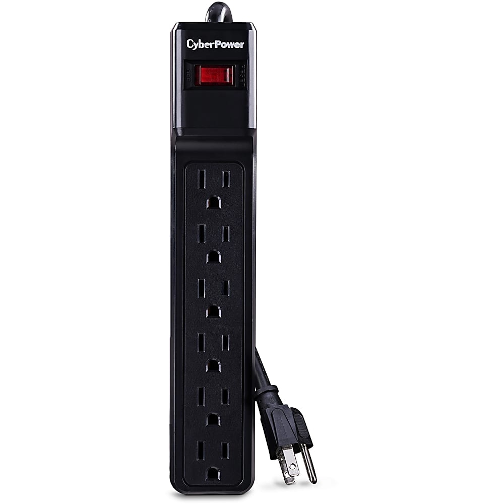CyberPower CSB6012 Essential 6 Outlet Surge with 1200 J Clamping