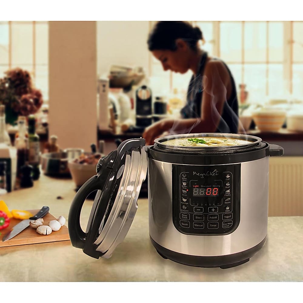 Megachef 8-Quart Digital Pressure Cooker, 15