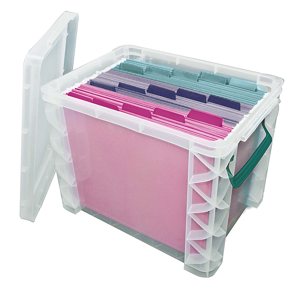 Greenmade 675374 Flip Top Large Capacity Clear Plastic Storage