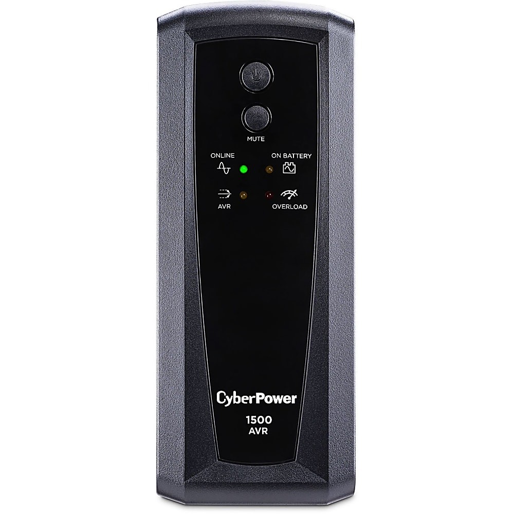 CyberPower CP1500AVRT AVR UPS Systems 1500VA/900W, 120 VAC, NEMA 5