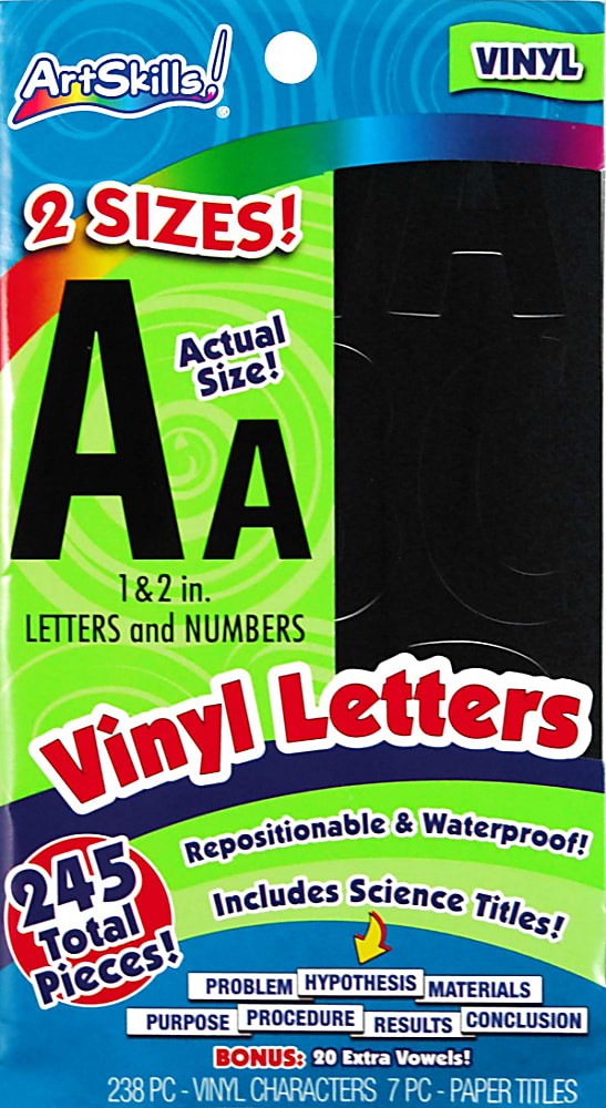 ArtSkills® Vinyl Letters, Black, Pack Of 214 Best Deals and Price History  at