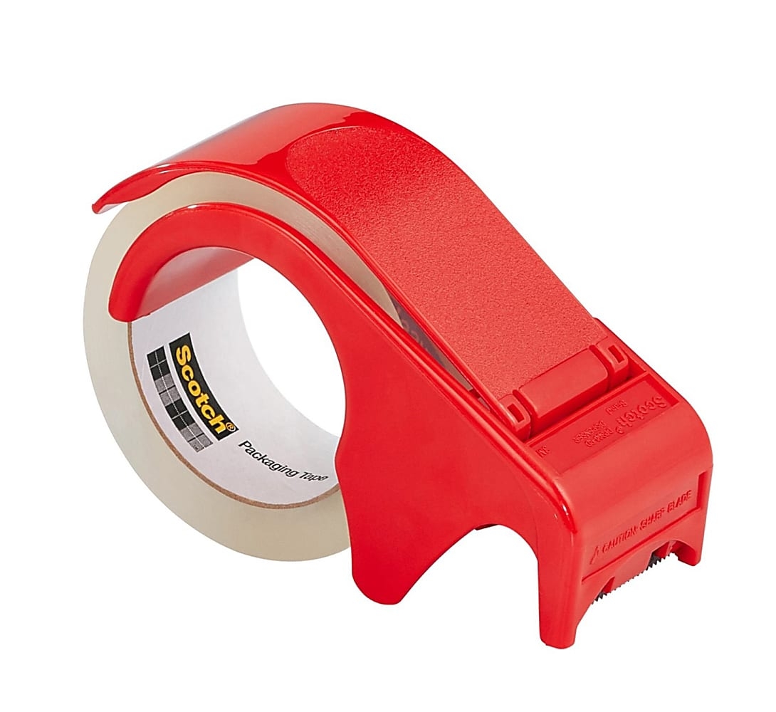 Scotch Packaging Tape Hand Dispenser, 3"" Core, 2"" x 60 Yd Best Deals