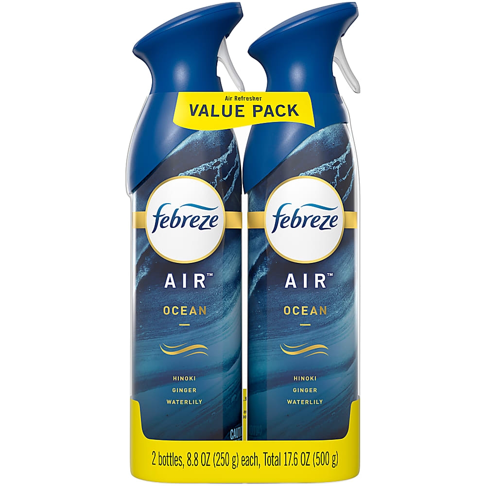 Febreze OdorEliminating Air Freshener, Ocean Scent, 8.8 Oz, Pack Of 2