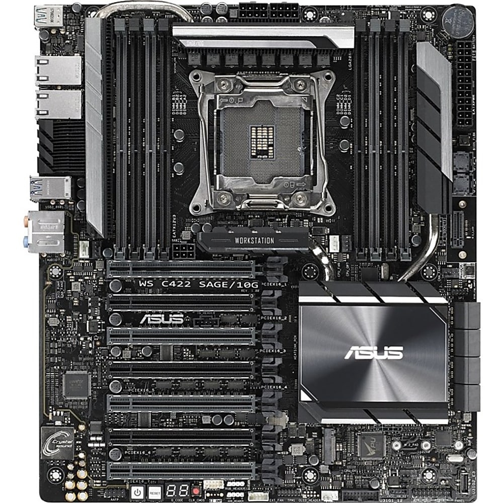 Asus WS C422 SAGE/10G Workstation Motherboard - Intel C422 Chipset ...