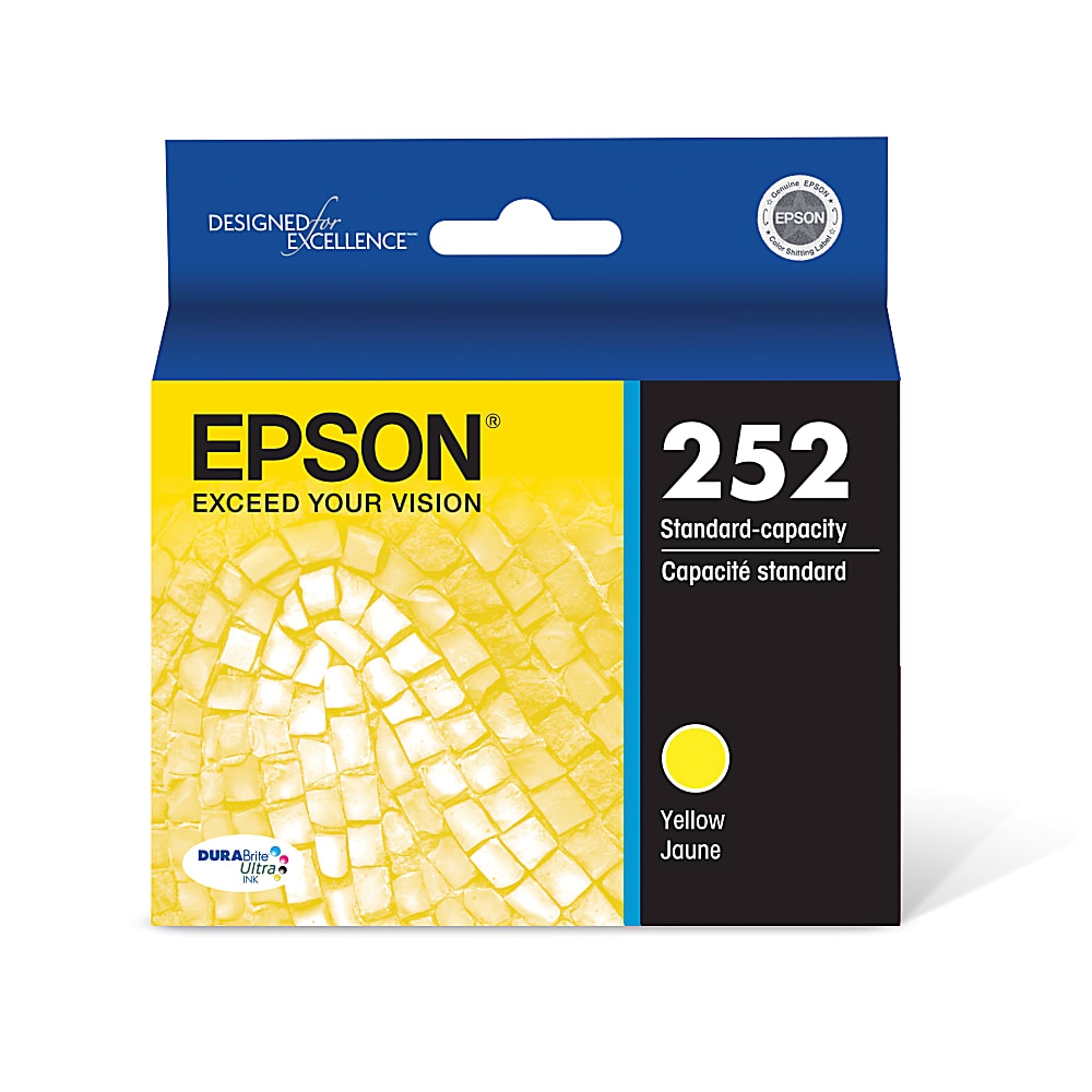 Epson® 252 DuraBrite® Ultra Yellow Ink Cartridge, T252420-S Deals and ...