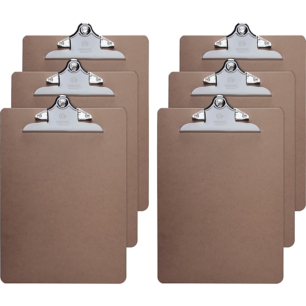Staples Archboard Wood Clipboard, Legal size, Brown (44295) | Quill
