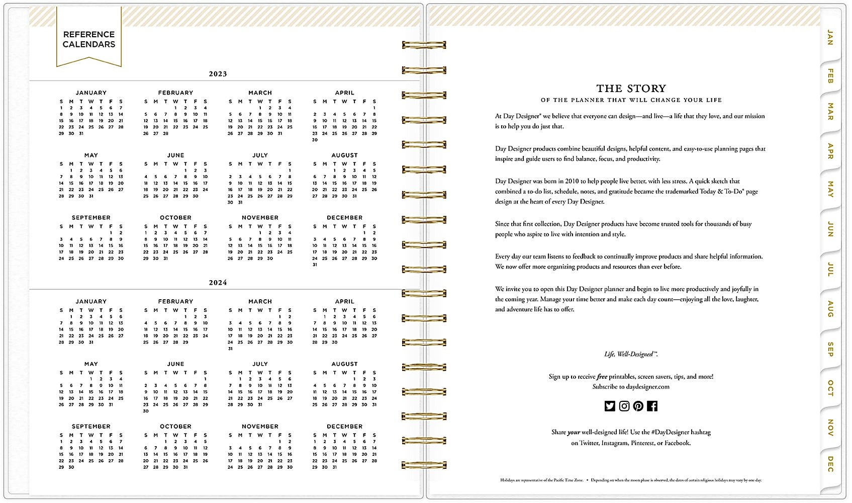 Day Designer Daily/Monthly Planning Calendar, 8