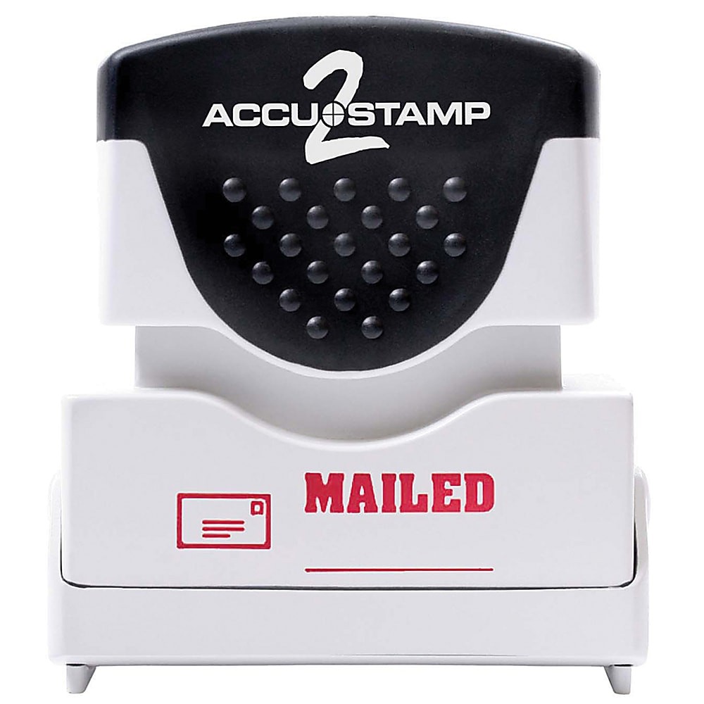 AccuStamp2 PreInked Message Stamp, ""Mailed"", Red Best Deals and