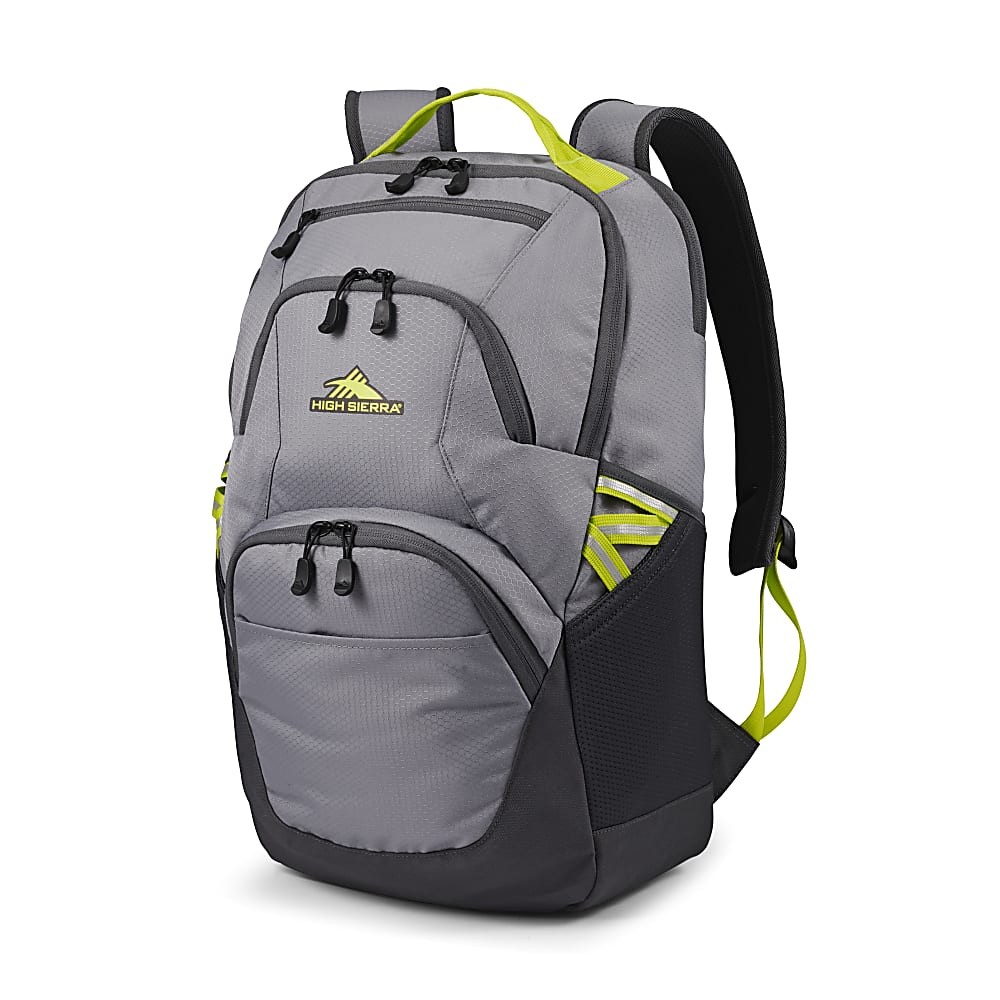 High Sierra Swoop Backpack With 17"" Laptop Pocket, Gray Best Deals and