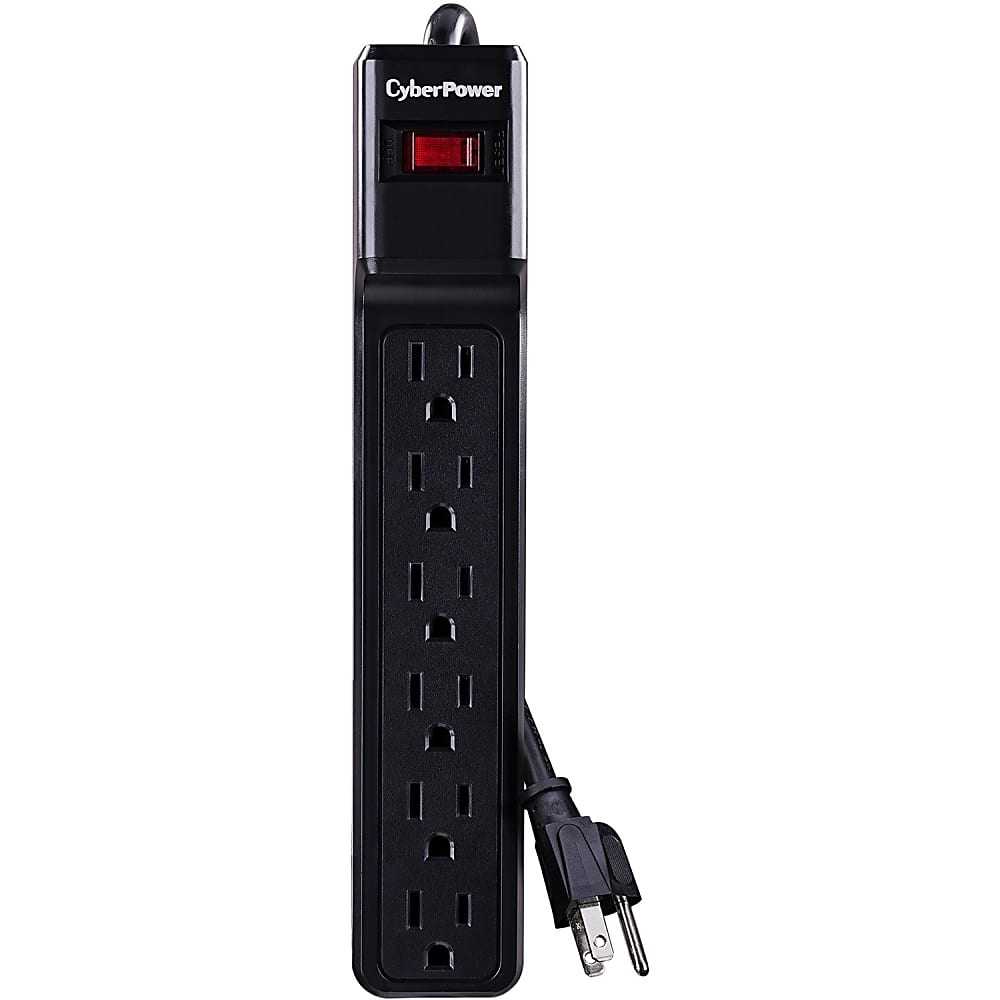CyberPower CSB6012 Essential 6 Outlet Surge with 1200 J Clamping