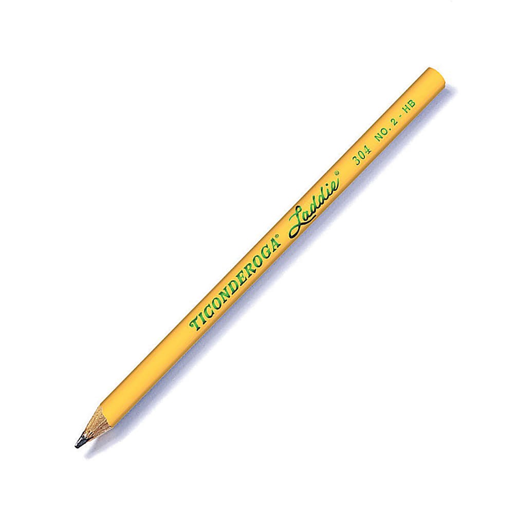Dixon® Ticonderoga® Laddie Elementary Pencils, Without Eraser, Pack Of