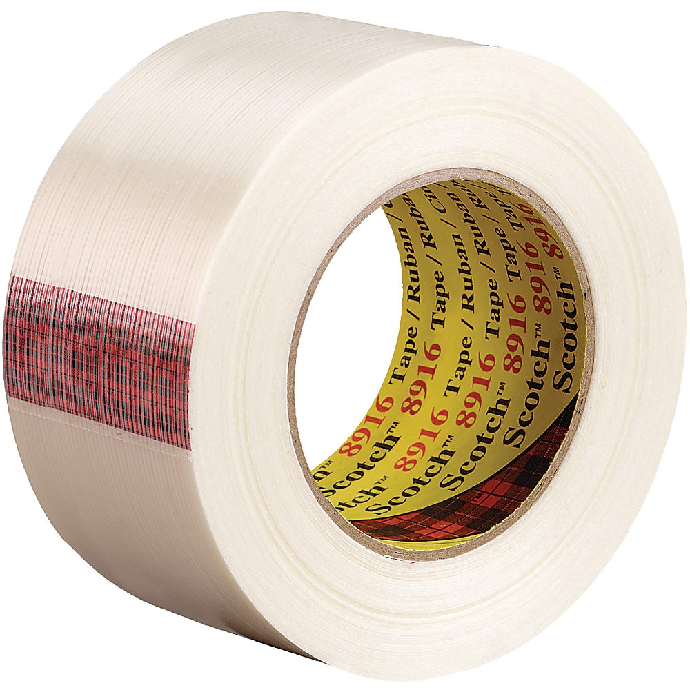 Mejores ofertas e historial de precios de Scotch® 8916 Strapping Tape, 3  Core, 2 x 60 Yd., Clear, Case Of 12 en