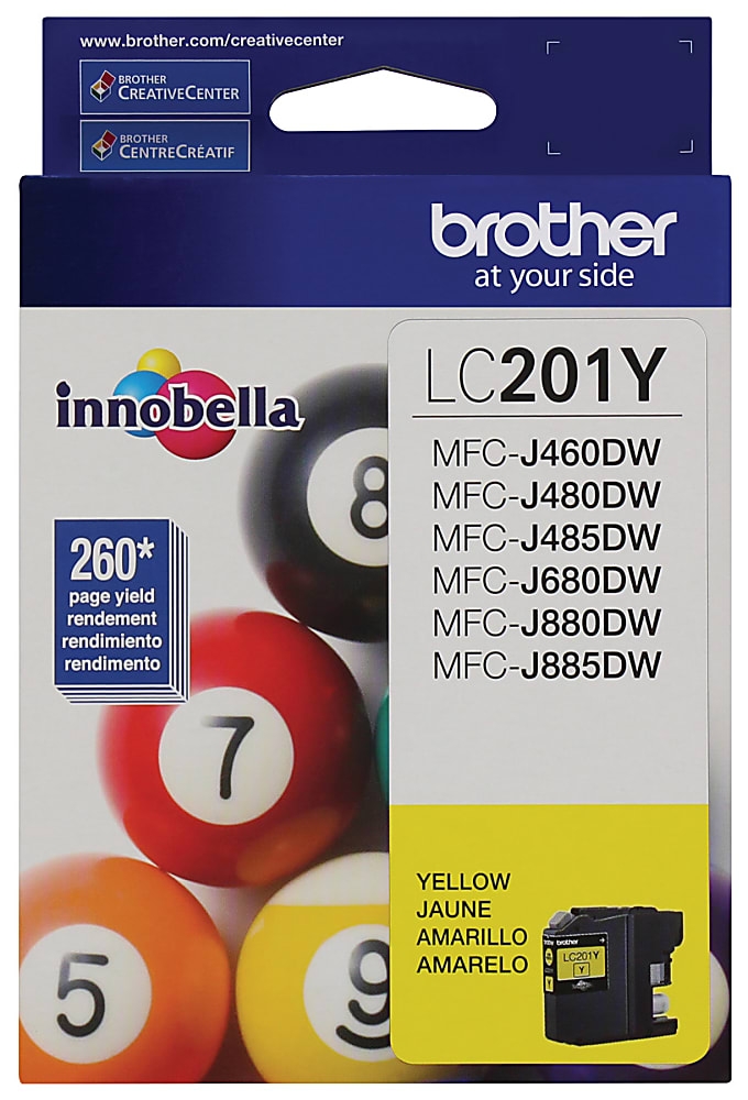 Brother® LC201 Yellow Ink Cartridge, LC201Y Deals and Price History at ...