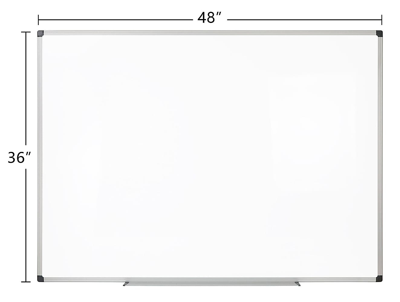 Realspace DryErase Whiteboard, 36"" x 48"", Silver Frame Best Deals and Price History
