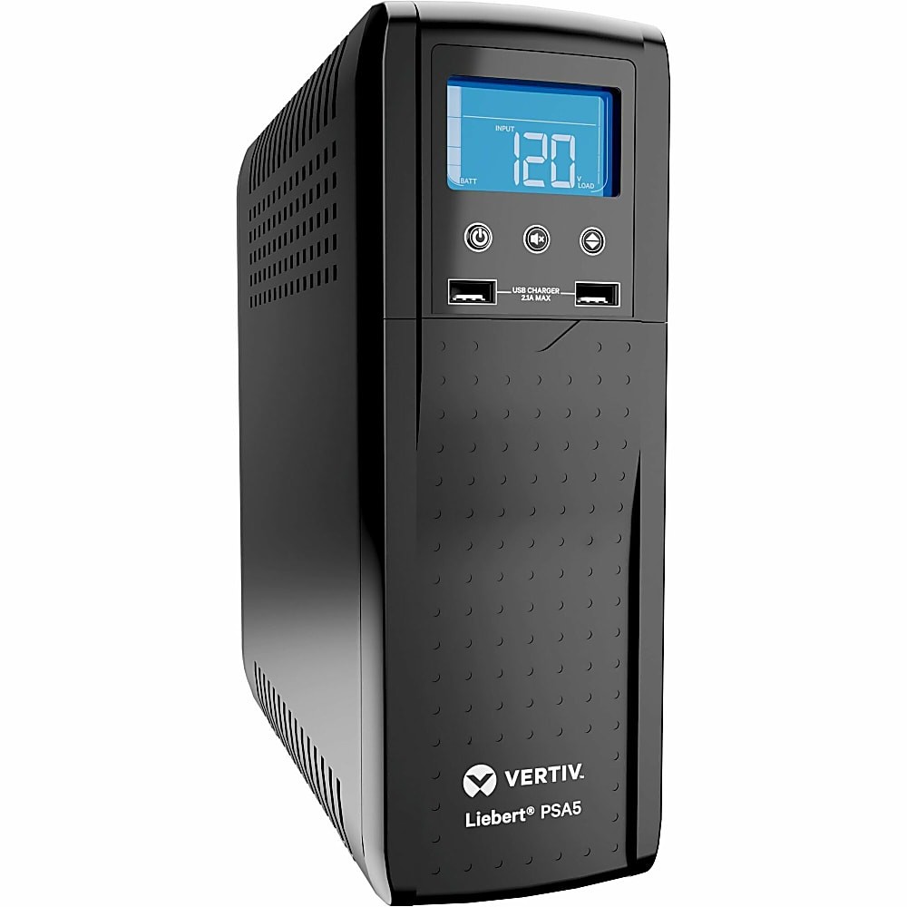 Vertiv Liebert PSA5 UPS - 500VA/300W 120V | Line Interactive AVR Tower ...