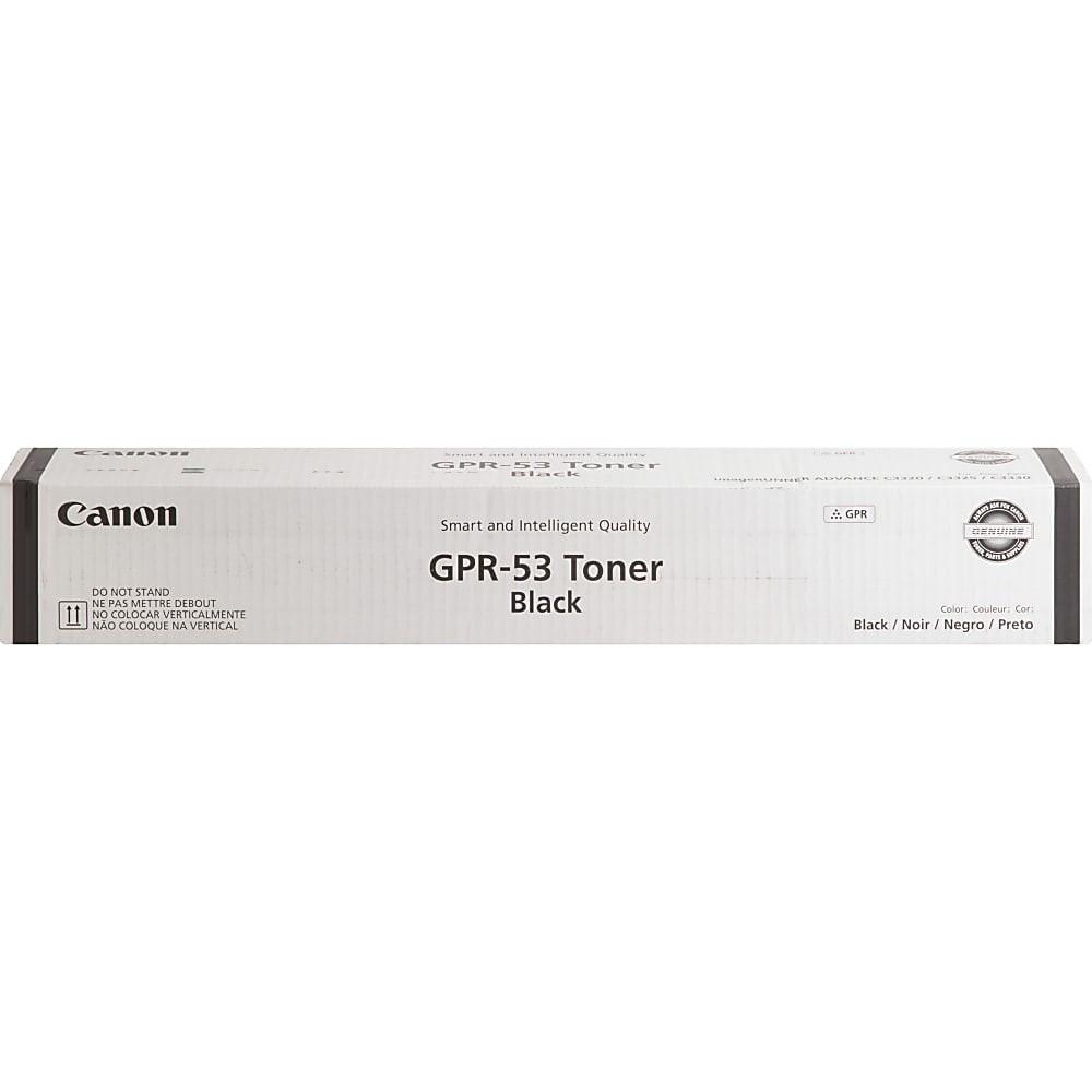 Canon GPR-53 Original Laser Toner Cartridge - Black - 1 Each - 36000 Pages Canon GPR-53 Original Laser Toner Cartridge - Black - 1 Each - 36000 Pages